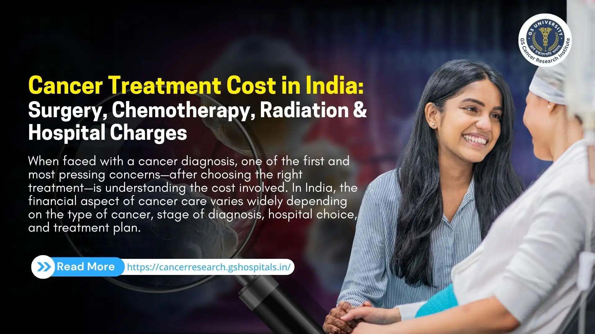  Cancer Treatment Cost in India:Surgery, Chemotherapy, Radiation & Hospital Charges