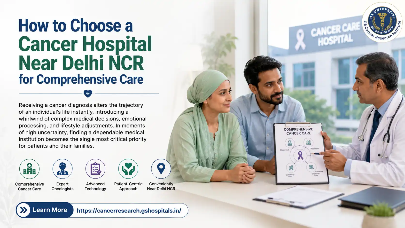 How to Choose a Cancer Hospital Near Delhi NCR for Comprehensive Care